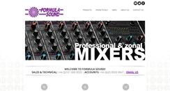 Desktop Screenshot of formula-sound.com